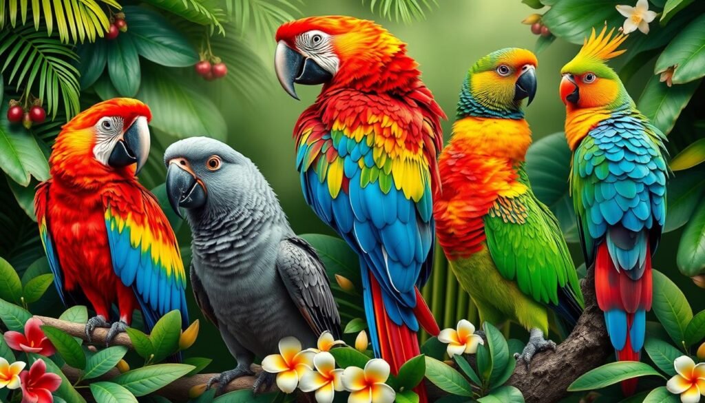 5 parrot species 5 parrot species