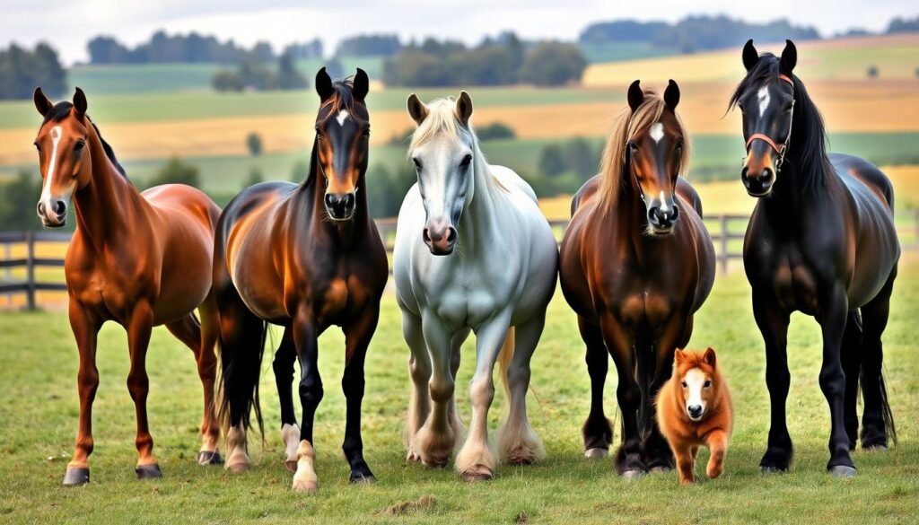 5 types of horses 5 types of horses