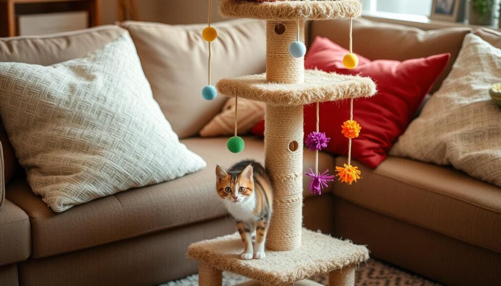 kitten scratching post kitten scratching post