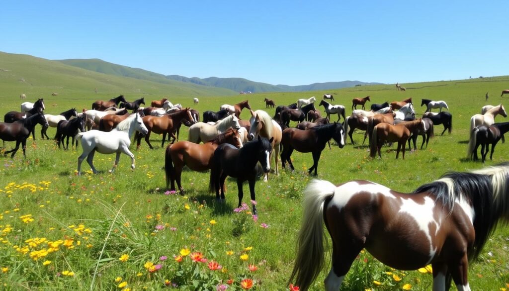 mini horse herd mini horse herd