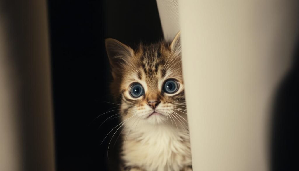 hiding cat hiding cat