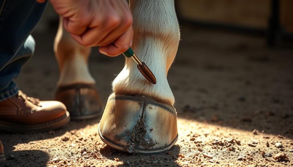 horse hoof cleaning horse hoof cleaning